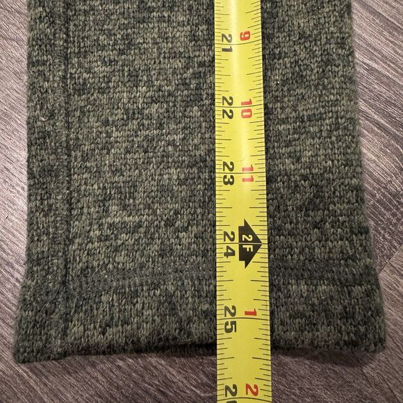 Woolrich Sweater Fleece Quarter Zip Mens M Pullover Green Heather Outdoors - Picture 7 of 8